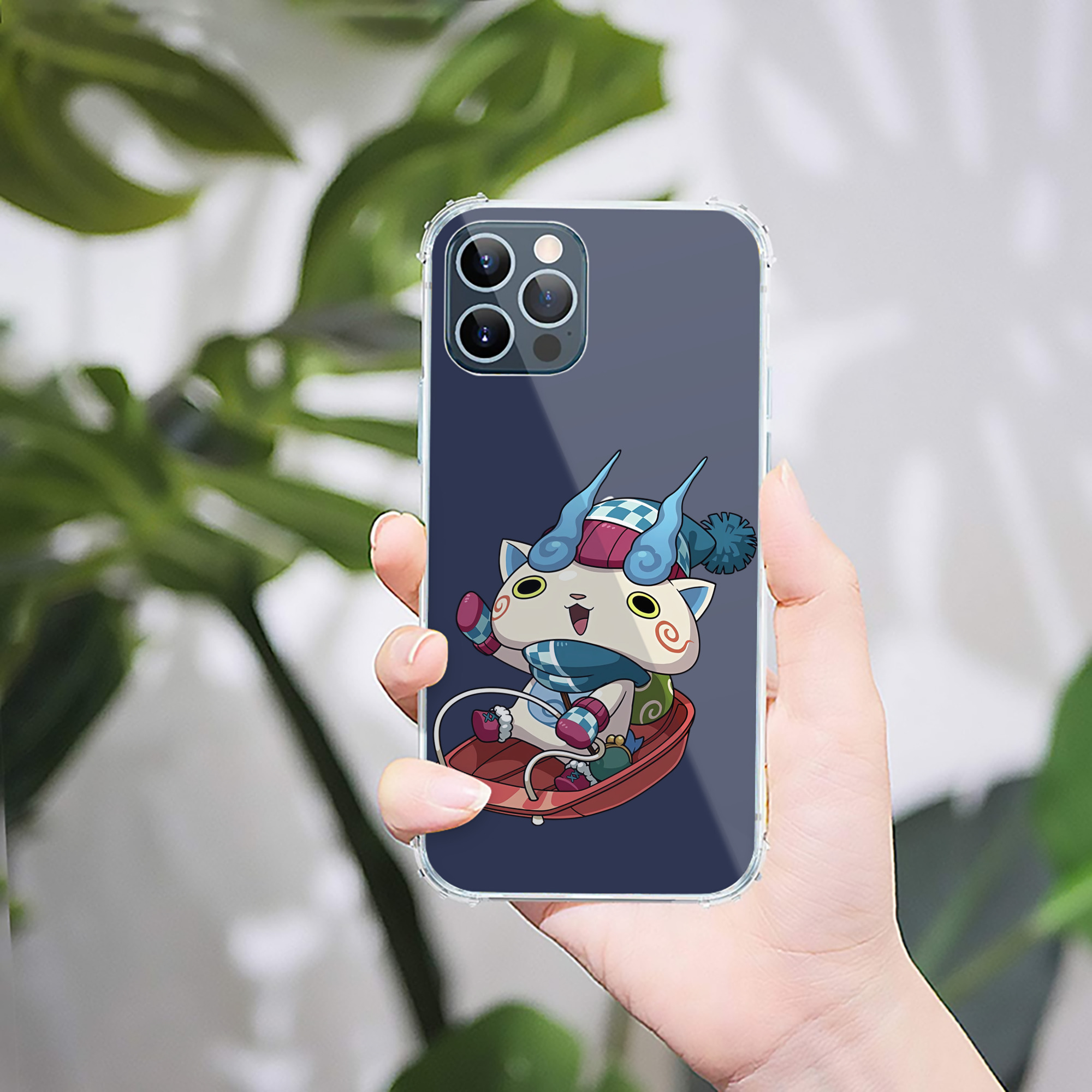 （画像用） 妖怪ウォッチ Yo-kai Watch 【iPhone 12シリーズ対応】透明スマホケース（クリアソフトケース）